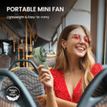 Portronics Toofan Mini Portable Rechargeable Fan with 3 Speed Modes