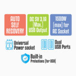 Zebronics Zeb-MPA10 Dual USB Adapter