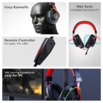 boAt Immortal IM-700 Gaming Bluetooth Wireless Over Ear Headphones