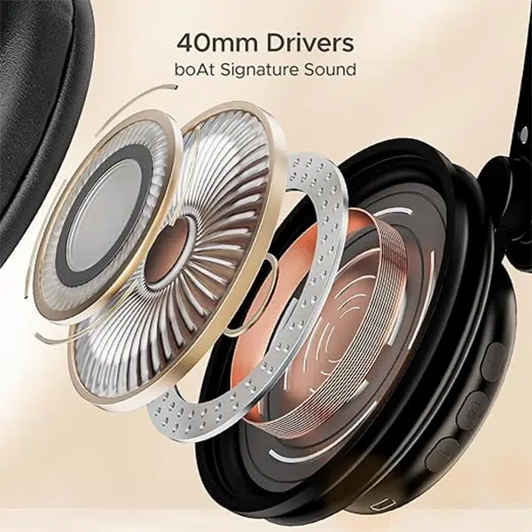 boAt Rockerz 450 Pro Wireless Headphone with 40mm Massive Drivers