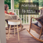 iHip Wireless Round Multifunctional Portable Coffee Table