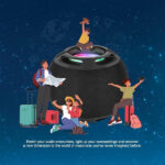 FINGERS 10W GlobeSound Portable Wireless Speaker