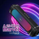 FINGERS 20W SoundPower-20 Bluetooth Portable Speaker with Powerful Deep Bass