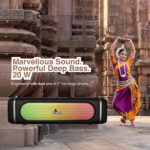 FINGERS 20W SoundPower-20 Bluetooth Portable Speaker with Powerful Deep Bass