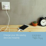 FINGERS PA-Dual USB Ports Power Mobile Adapter for Cellular Phones