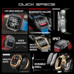 Fire Boltt Asphalt Bluetooth Calling 1.39 Inch Smart Watch
