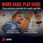 Poly Voyager Free 60 True Wireless Earbuds