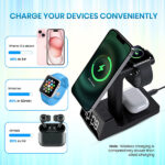 Portronics Bella 2 3 in 1 15W Magnetic Wireless Charging Station