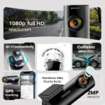 Boult Cruisecam X1 GPS Dash Camera with 1080p HD Recording
