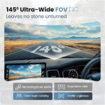 Boult Cruisecam X3 Car DashCam with 2K + 4MP Front & 1080p + 2MP Rear HD Recording