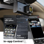 Boult Cruisecam X3 Car DashCam with 2K + 4MP Front & 1080p + 2MP Rear HD Recording