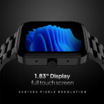 Fire-Boltt Encore Stainless Steel Smart Watch With 1.83” Full Touch Screen Display