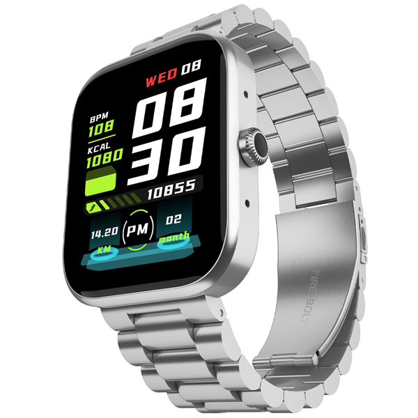 Fire-Boltt Encore Stainless Steel Smart Watch with 1.83” Full Touch Screen Display