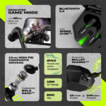 Wings Phantom 850 Low Latency Wireless Earbuds