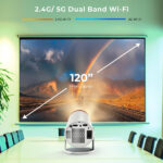 Lapcare LLP-012 LED Projector with 1080p HD Resolution
