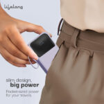 Lifelong ZenCharge 10000 mAh 22.5 W Compact Pocket Size Power Bank with 6 Input/Output Port