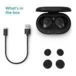 Philips Audio TAT1209BK True Wireless Earbuds