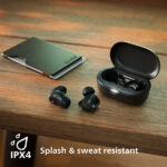 Philips Audio TAT1209BK True Wireless Earbuds