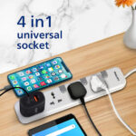 Philips CHP3441W Power Strips with 4 Universal Socket - 1.4M