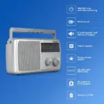 Philips Radio RL384/94 With MW/FM/SW/TV Bands