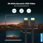 Philips SWV9431 8K UHD HDMI Cable - 1.5M