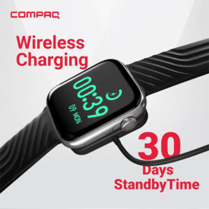 Compaq Q Watch Dimension Series with 1.81" HD Display Smartwatch