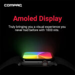 Compaq Q Watch Xbreed Series with 1.78" Amoled Display Smartwatch