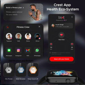 boAt Storm Call 2 1.83” HD Display Smartwatch