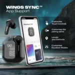 Wings Phantom 345 with Low Latency 40ms Earbuds