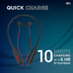 HRX X-Wave 350R Wireless Neckband with 40 Hours Battery