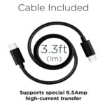 Motorola TurboPower 68W USB-C Charger with 6.5 AMP USB-C Cable