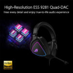 ASUS Rog Delta S Lightweight with Ai Noise-Canceling Wired Headphones