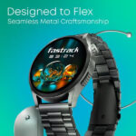 Fastrack Radiant FX4 Premium Metal Smartwatch with 3.8 cm EdgeX AMOLED Display