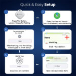 Portronics Worldtag Item Finder With Upto 1 Year Battery Life