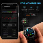beatXP Exact Smartwatch with Medical Grade ECG- Black