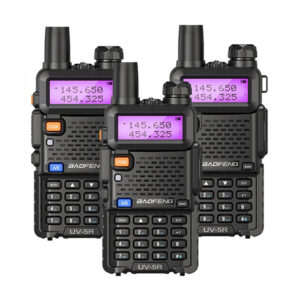 BAOFENG UV5R Professional FM Walkie Talkie (Range Upto 5KM) - (Pair of 3 Pcs)