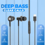 GIZMORE GIZ ME348 Type C Earphones with Mic