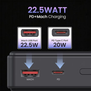 Portronics Luxcell B 20K 20000 mAh Power Bank with 22.5W Max Output