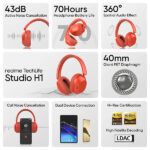 Realme TechLife Studio H1 Over Ear Wireless Headphone