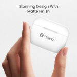 Toreto Air Flex ANC Wireless Earbuds with Wireless Charging