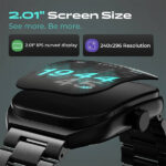 Boult Audio Trail Smart Watch 2.01'' 3D Curved HD Display