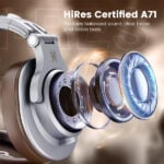 OneOdio A71 Wired Over the Ear Headphone with Mic
