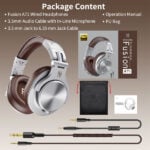 OneOdio A71 Wired Over the Ear Headphone with Mic