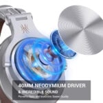 OneOdio A71 Wired Over the Ear Headphone with Mic