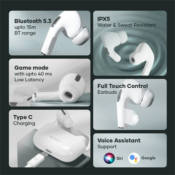 Wings Hypebuds 225 True Wireless Earbuds