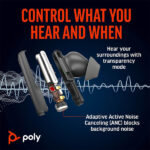 Poly Plantronics Voyager Free 60+ Uc TWS Earbuds