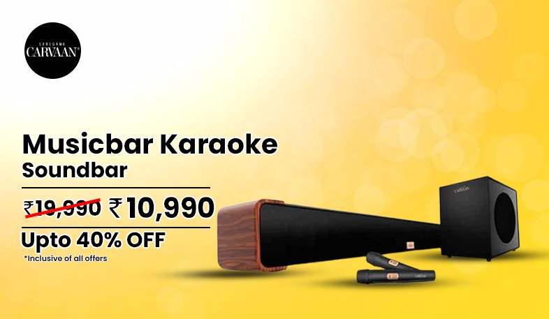 Saregama Carvaan Musicbar Karaoke Soundbar