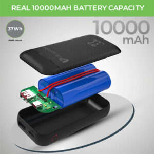UltraProlink 10000mAh 33W Pocket Compact UM1122BLK Power Bank