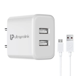 UltraProlink Boost12 UM1156M 2.4A 12W Dual USB Fast Charging Wall Charger
