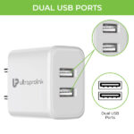 UltraProlink Boost12 UM1156M 2.4A 12W Dual USB Fast Charging Wall Charger